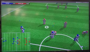 3Dシミュレーションリーグの試合の様子