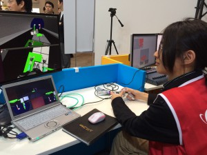 操縦の様子